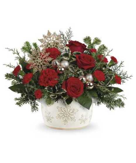 Teleflora's Snowflake Symphony Bouquet